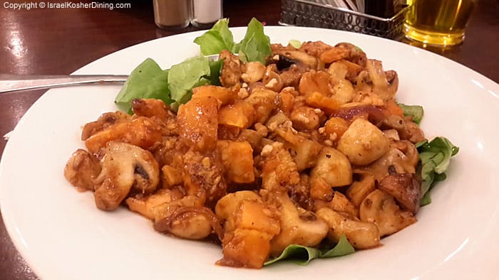 Hot salmon salad