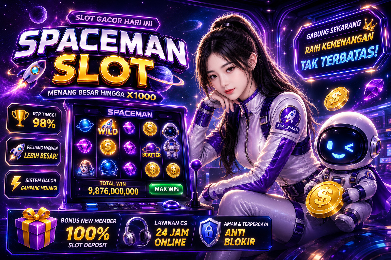 Spaceman Semakin Populer Berkat Konsep yang Menarik